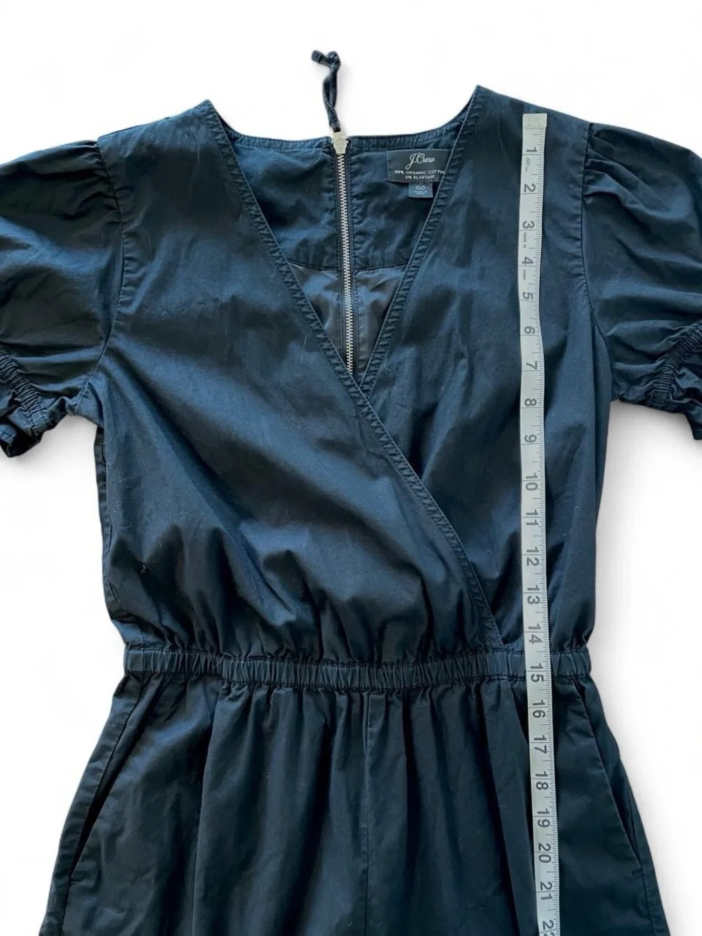 J.Crew Black Cotton Jumpsuit
